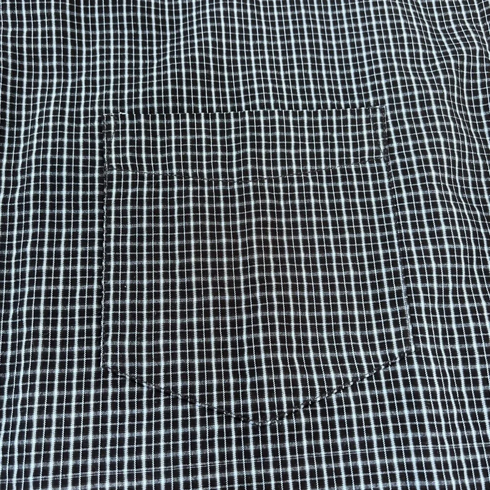 Red Level Nine Mens Shirt Size XL Blue  Stripe ShortSleeve Button Up‎ Pocket